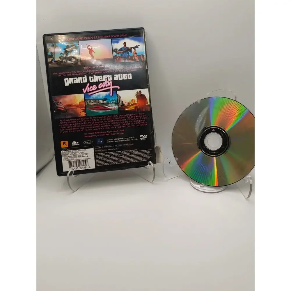 GTA Vice City PS2 Disc Only Rockstar Open World Tested